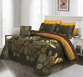 7 Pcs Quilted Comforter Set CC  212